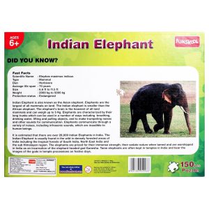פאזל רצפה 150 חלקים – "פילים בהודו"