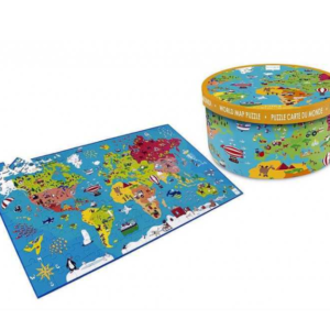 פאזל לילדים "מפת העולם" 150 חלקים "SCRATCH" מונטסורי
