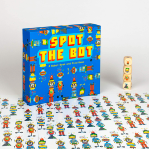 משחק קופסא מי מזהה ראשון – ספוט הרובוט  –