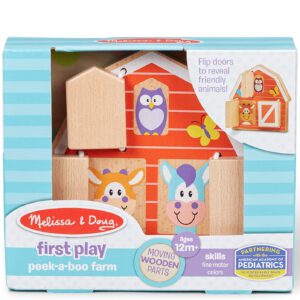 משחק עץ הצצה לחוות החיות "Melissa & Doug"