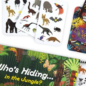 משחק זיהוי-"מי מסתתר בג'ונגל?"