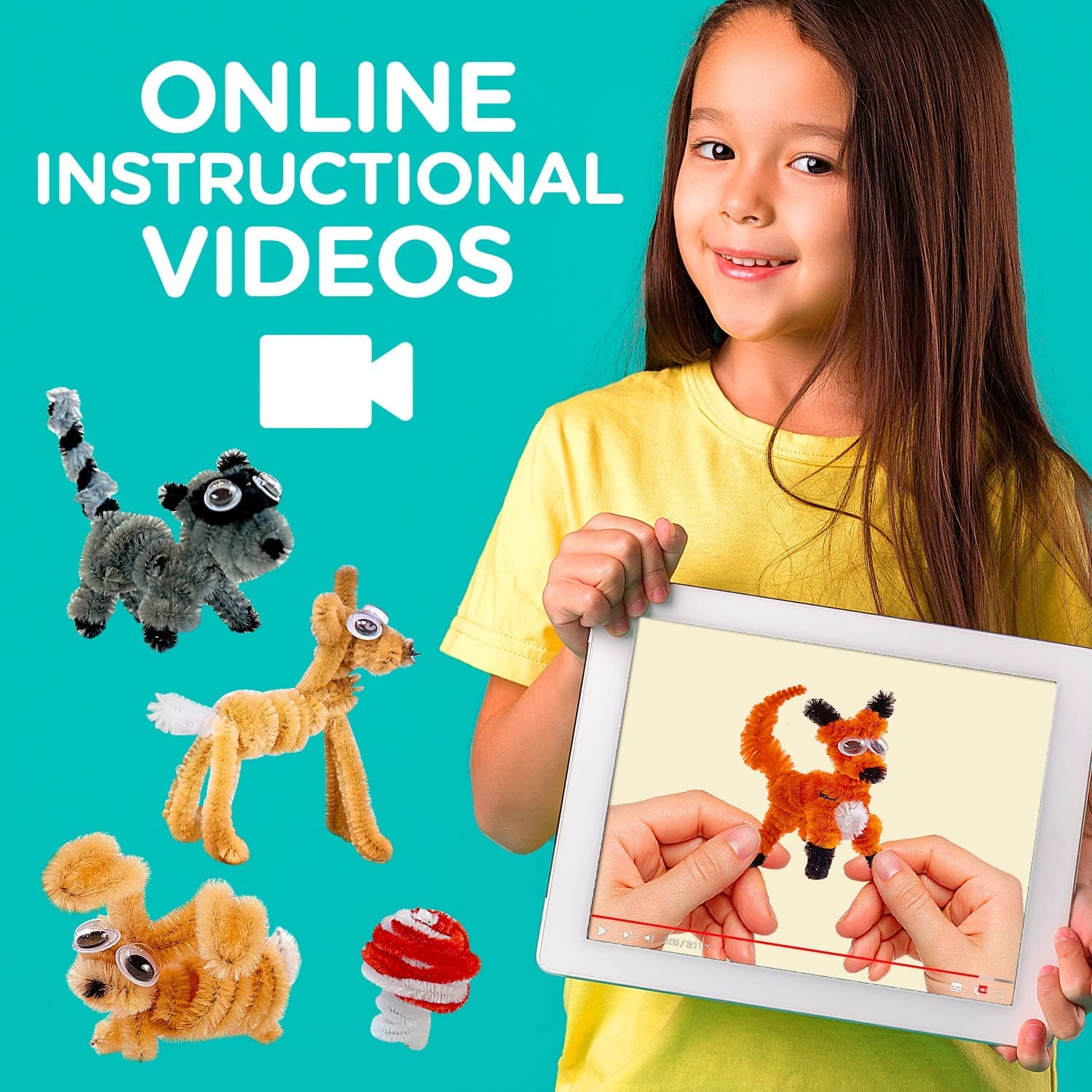 ערכת אמנות ויצירה חיות+מתלה – תמונה 4