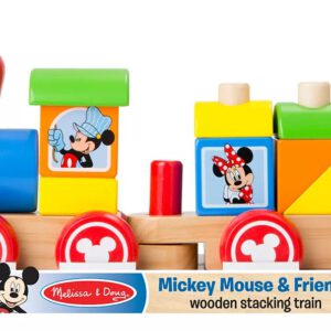 רכבת נערמת מעץ מיקי מאוס וחברים "Melissa & Doug"