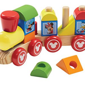 רכבת נערמת מעץ מיקי מאוס וחברים "Melissa & Doug"