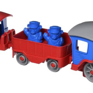 רכבת צעצועים ירוקים, כחול – 6 חלקים "Green Toys"