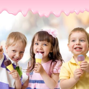 דוכן גלידה וארטיקים מעץ לילדים 10 יחידות