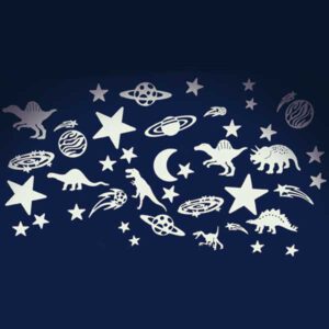 מדבקות זוהרות -ירח וכוכבים – מבית "Brainstorm"