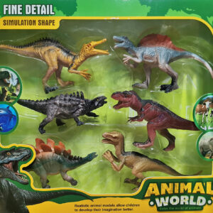 משחק דינוזאורים -עולם החי 6 יחידות