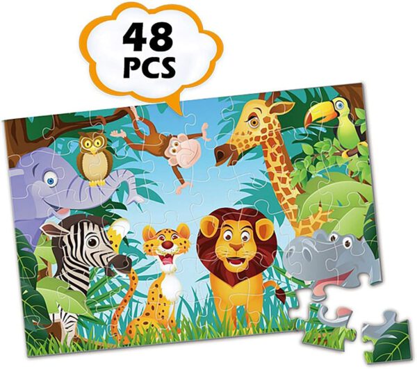 ⁦פאזל רצפה ג'מבו גדול "חיות" - 48 חלקים⁩ – תמונה ⁦3⁩