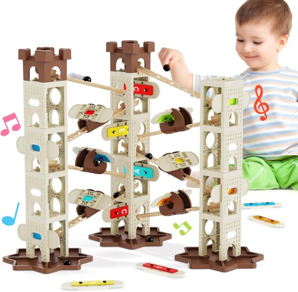 צעצועי מסלול מבוך חינוכיים עם מוזיקה לילדים