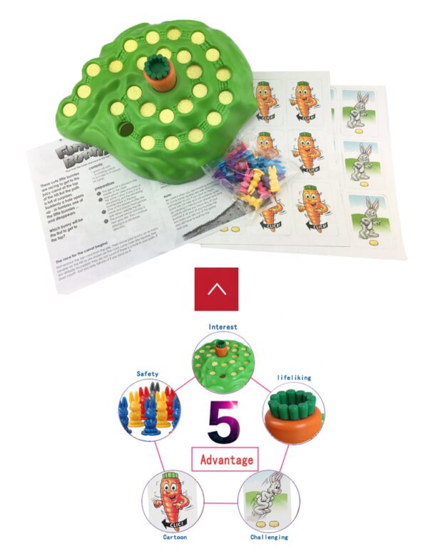 ⁦משחק קופסא "פאני באני גזר"⁩ – תמונה ⁦4⁩