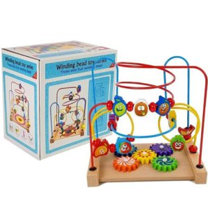 משחק חרוזי עץ גדול