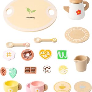 ערכת תה מעץ מונטסורי