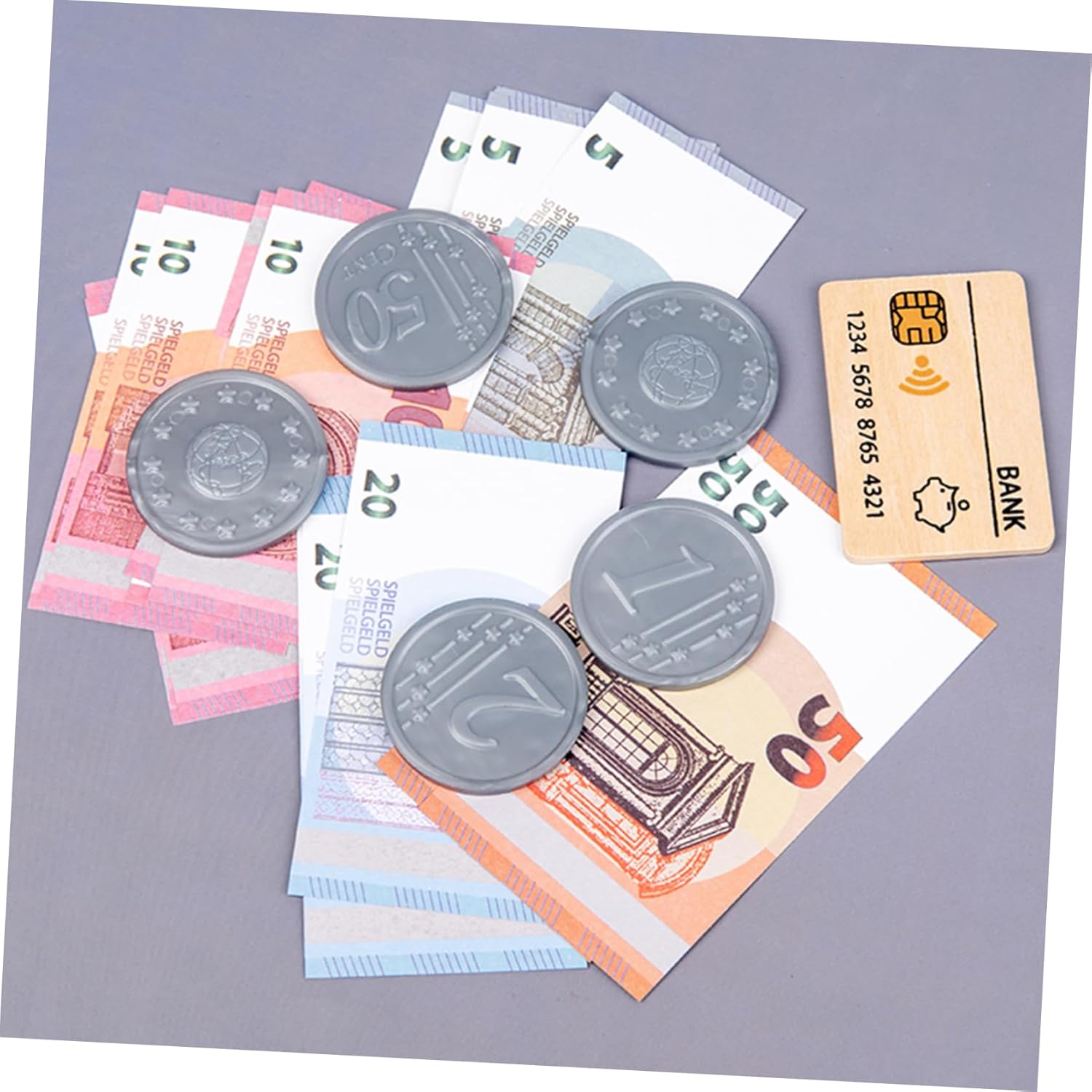 סט צעצוע קופה רושמת לילדים מעץ – תמונה 7