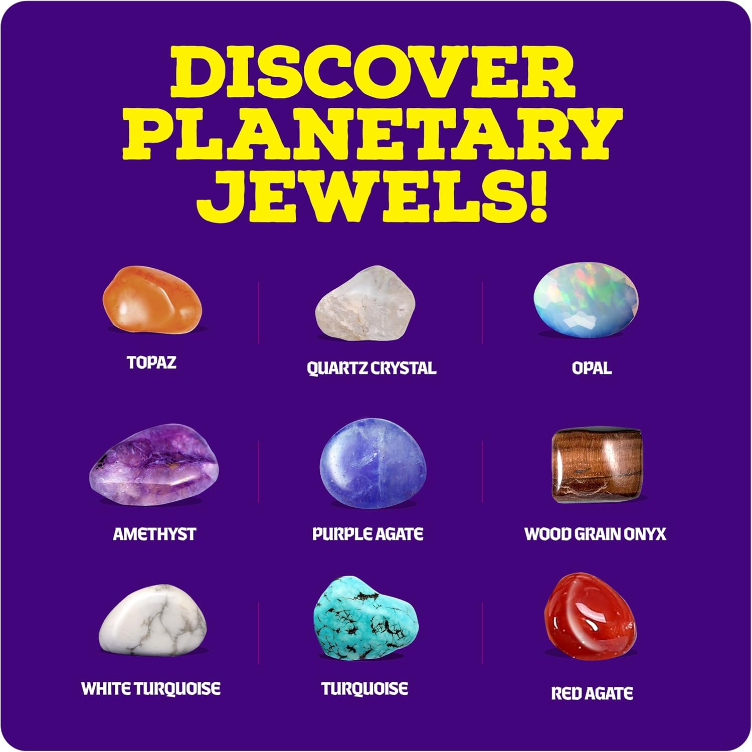 ערכת מדע וחפירת אבני חן גלקסיה לילדים – תמונה 5