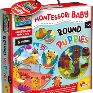 פאזל לפעוטות – הרכבה והתאמה- משפחת החיות מבית Lisciani