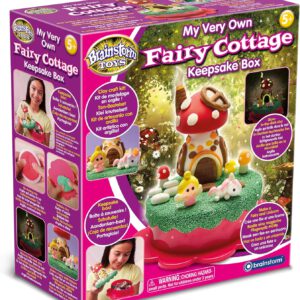 תיבת מזכרות 'בית הפיות' לבניה וקישוט עצמי מחימר זוהר בחושך Brainstorm Toys