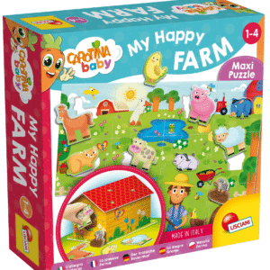 משחק פאזל עם קופסאת מישוש – חיות החווה LISCIANI