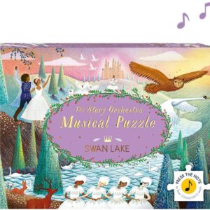 פאזל מוסיקלי סיפורי התזמורת – פאזל אגם הברבורים – 48 חלקים