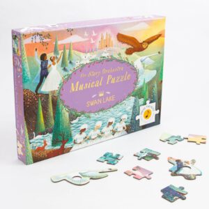 פאזל מוסיקלי סיפורי התזמורת – פאזל אגם הברבורים – 48 חלקים