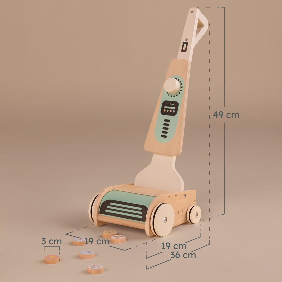 שואב אבק מעץ לילדים – תמונה 13