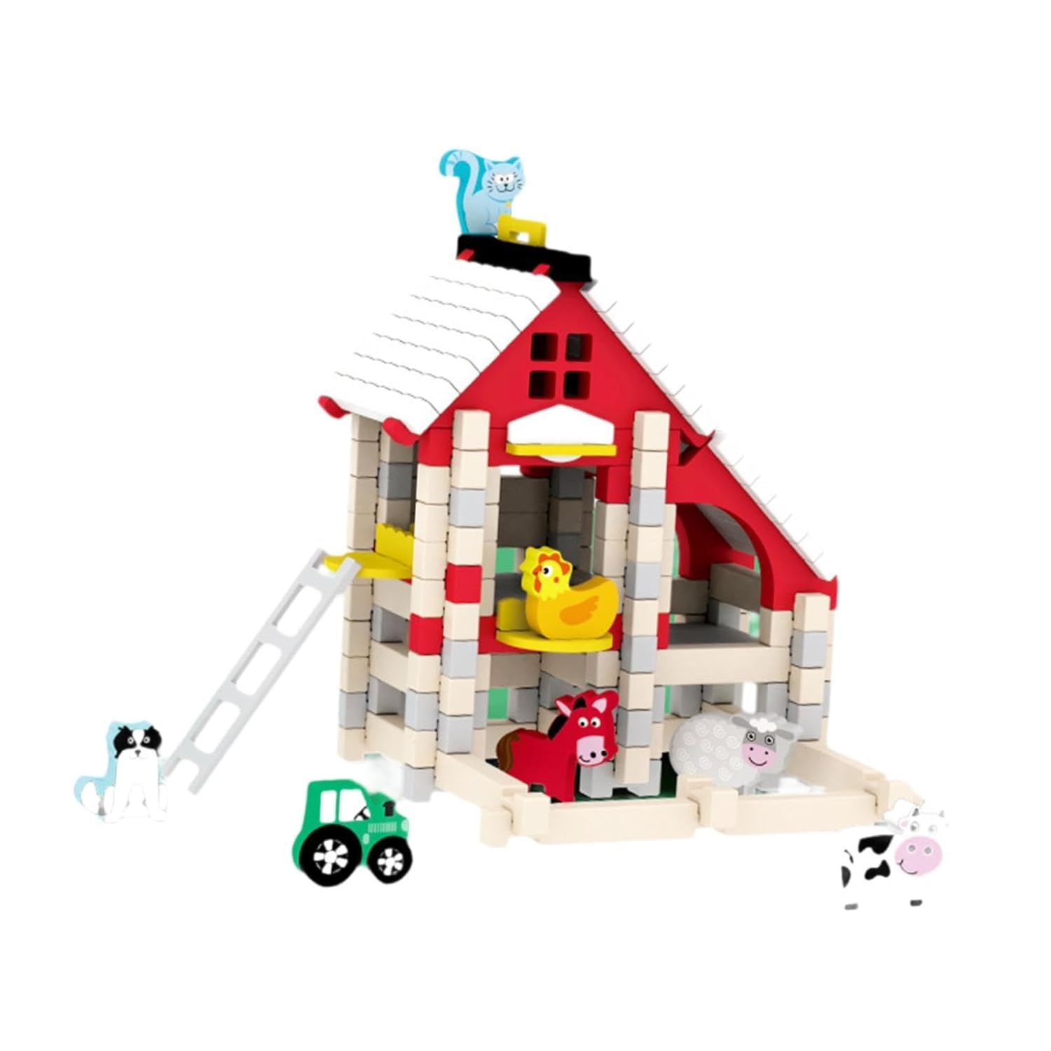 משחק לבנים מעץ בניין של בית עץ – תמונה 2