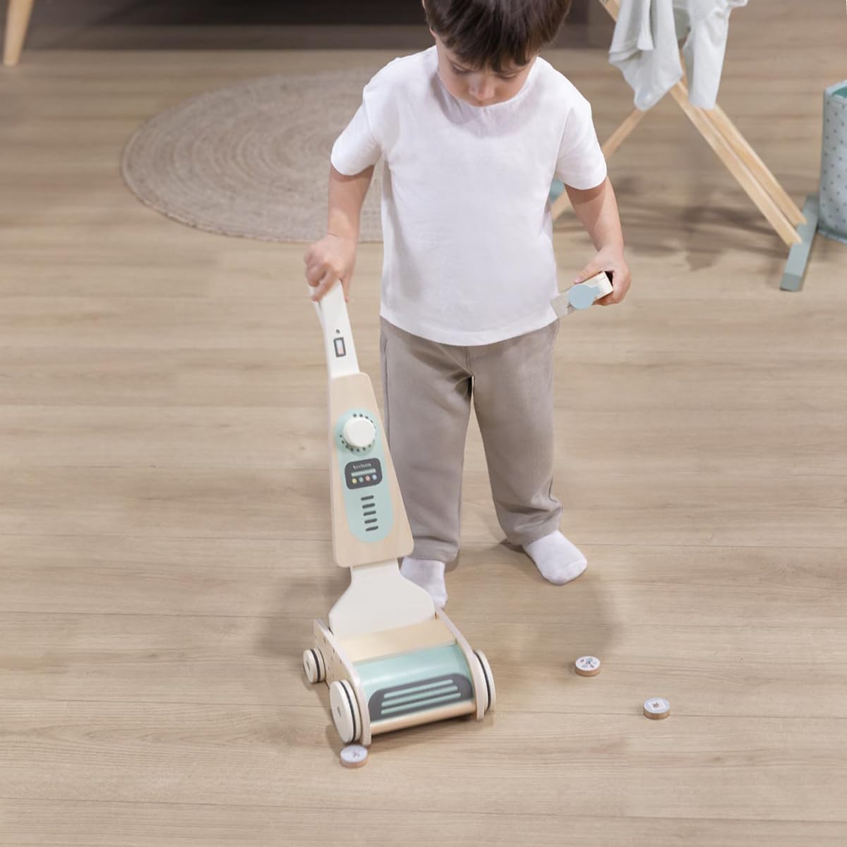 שואב אבק מעץ לילדים – תמונה 2