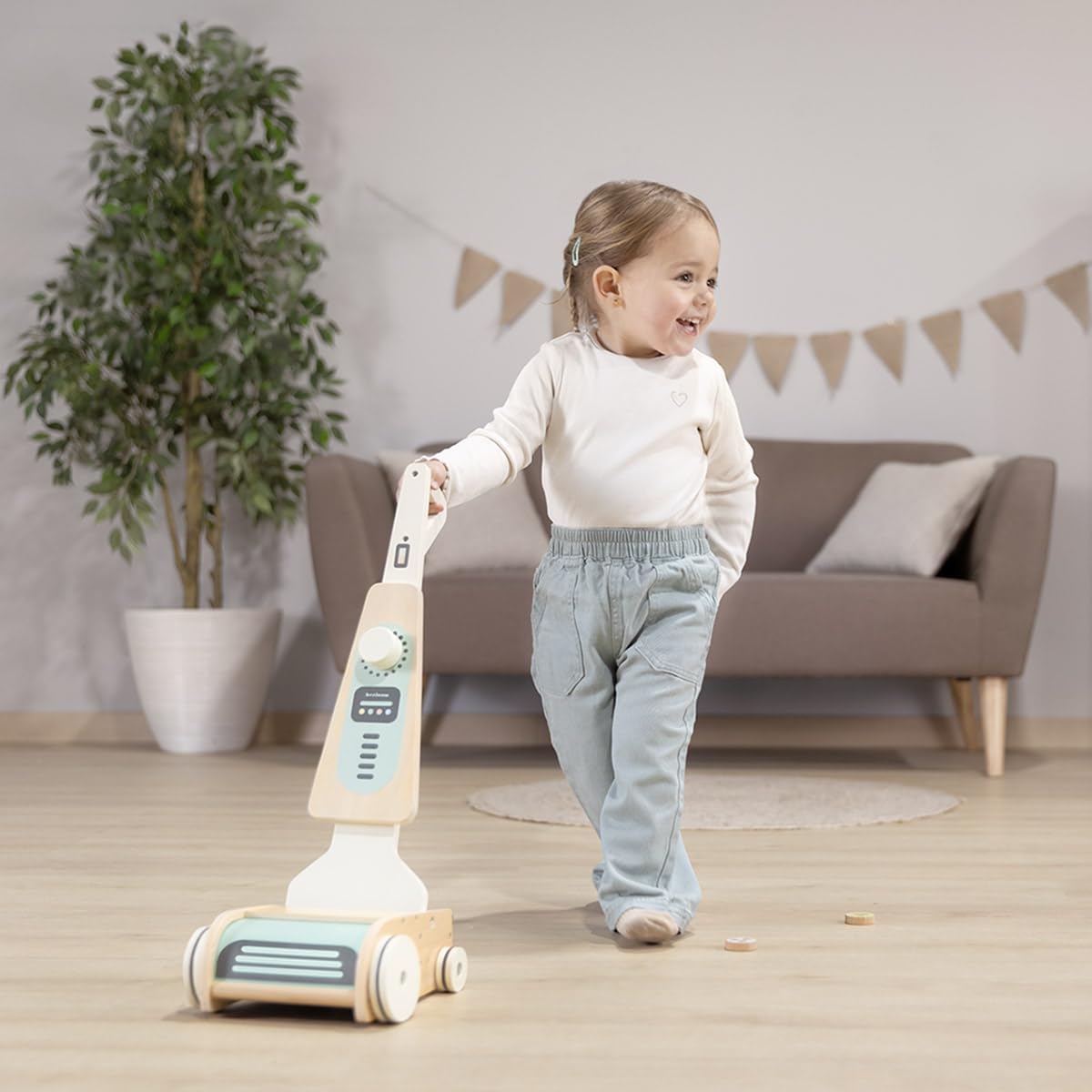 שואב אבק מעץ לילדים – תמונה 4