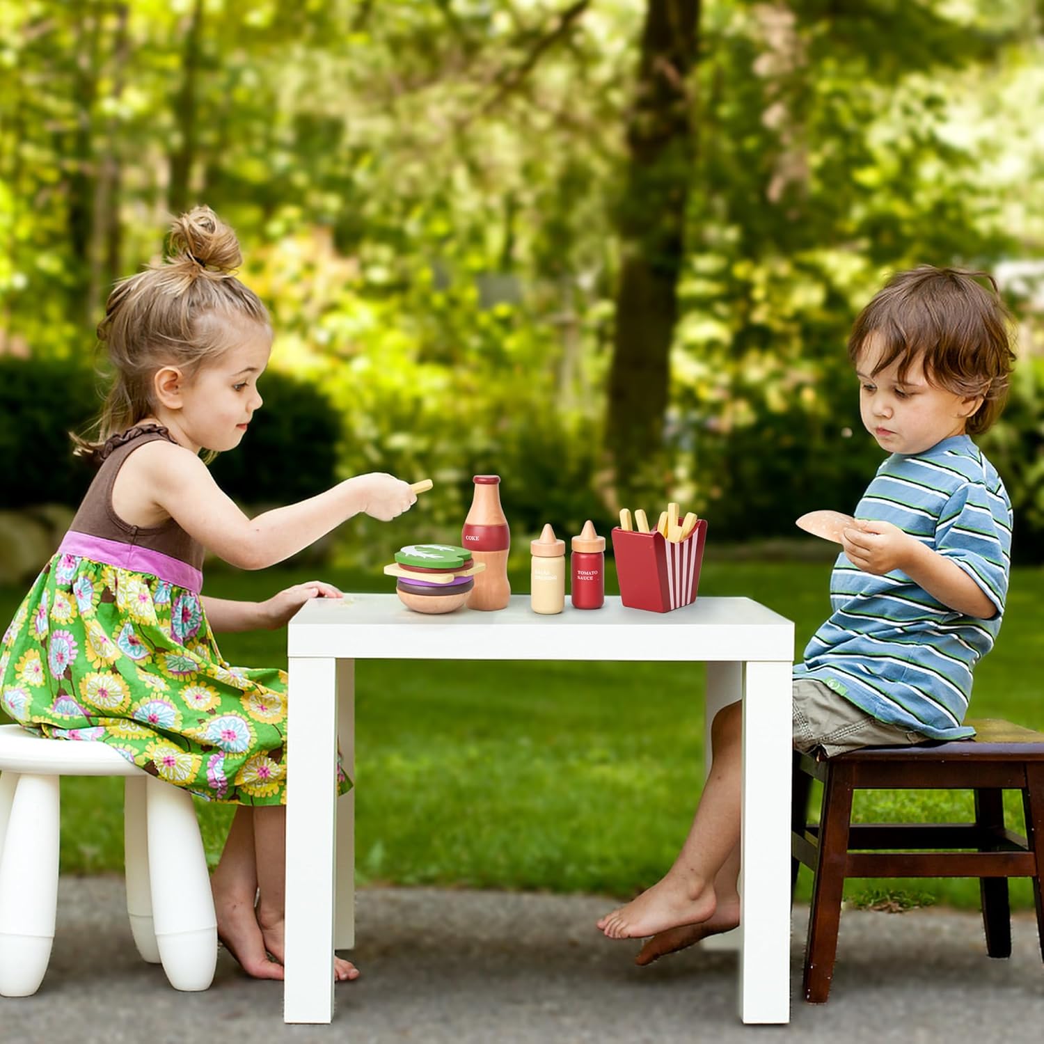 המבורגר+ צ"יפס +קולה מעץ – תמונה 5