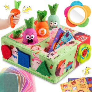 קופסת טישו לתינוק צעצוע גזר קטיפה