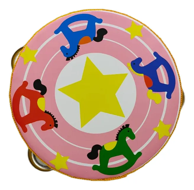 תוף מרים עץ ציבעוני