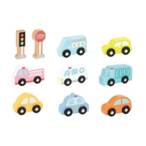 מארז רכבים עץ