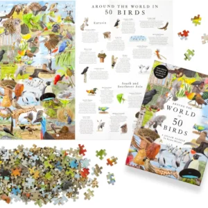 פאזל 1000 חלקים "ציפורים מסביב לעולם"