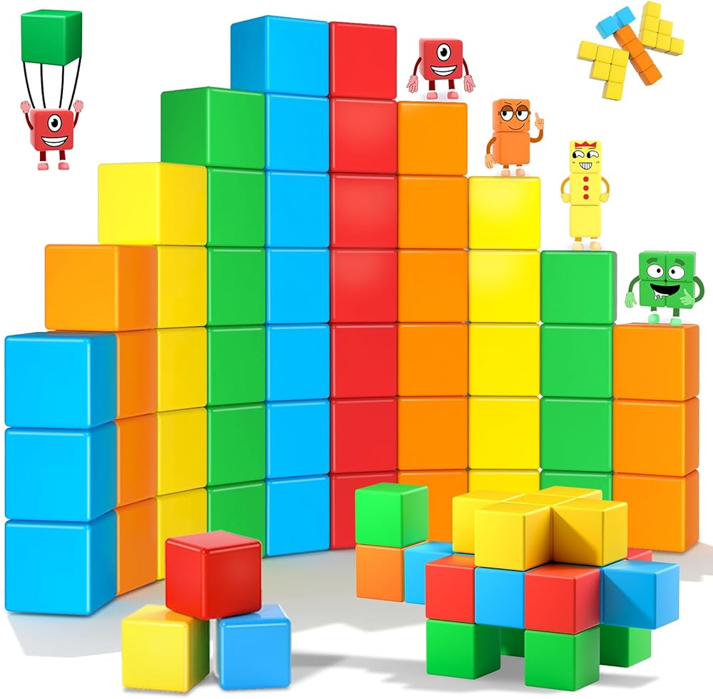 קוביות מגנטיות לפעוטות 45 יחידות