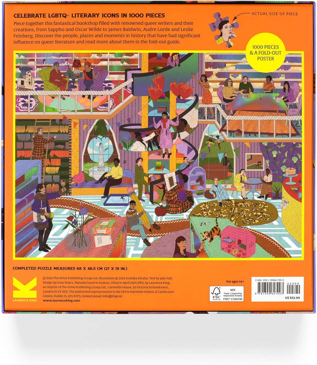 עולם הסיפורים הקוויריים לקהל הלהט"ב - פאזל בן 1000 חלקים – תמונה 3