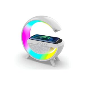 רמקול טעינה עם תאורת 7 צבעים, רדיו FM, נגן מוזיקה Bluetooth