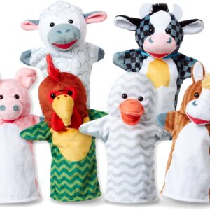 בובות יד של מליסה ודאג 6 בובות  Melissa & Doug