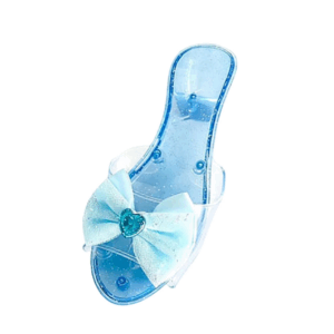 נעלי נסיכה עם עקבים קטנים ופפיון –